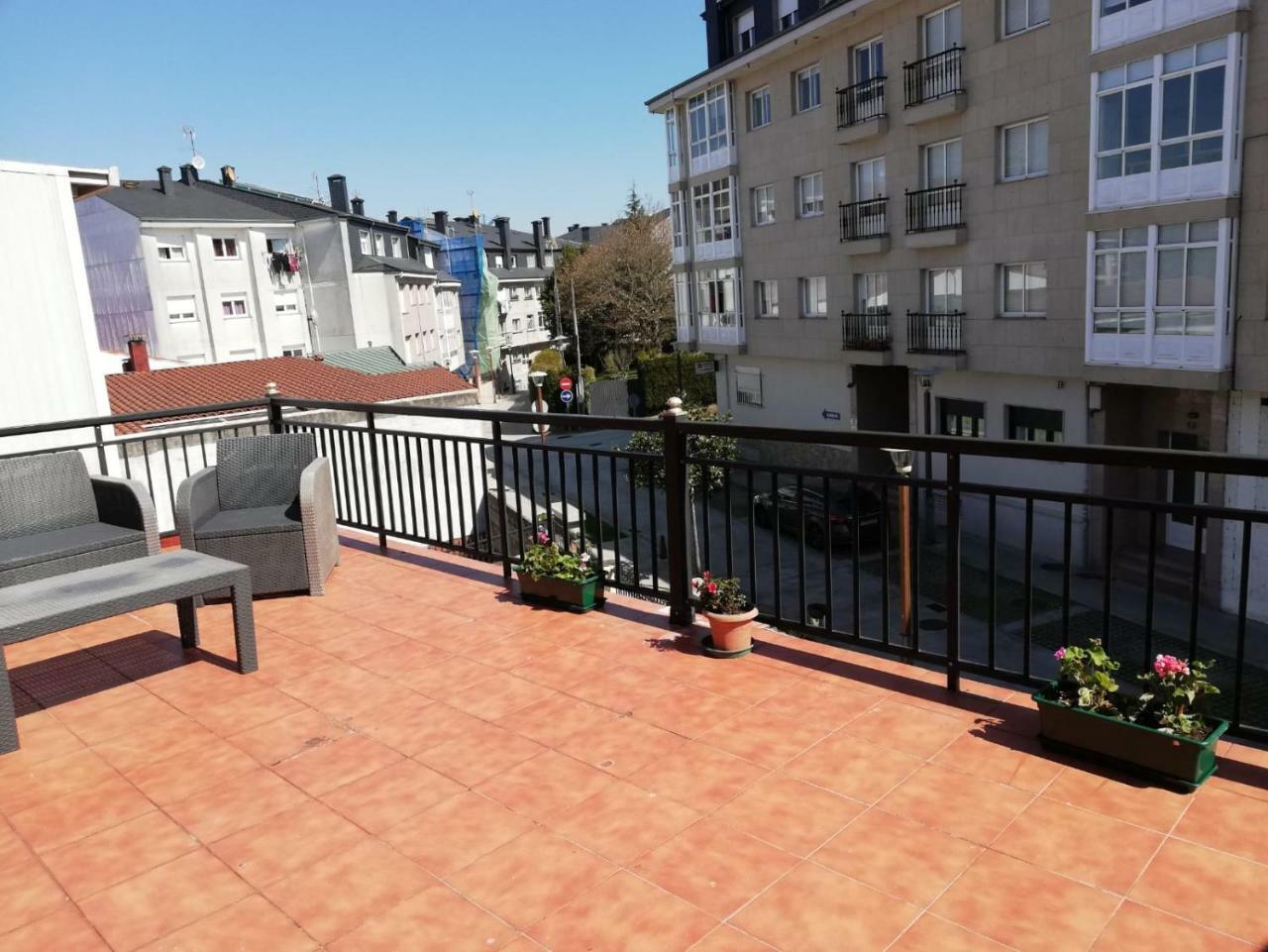 Apartamento Sigueeiro Camino Ingles Sigueiro Bagian luar foto