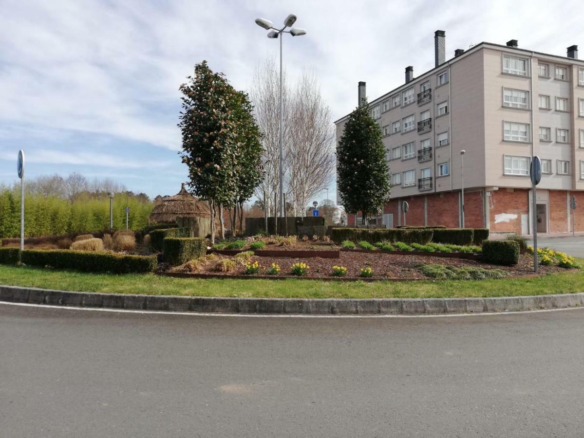 Apartamento Sigueeiro Camino Ingles Sigueiro Bagian luar foto